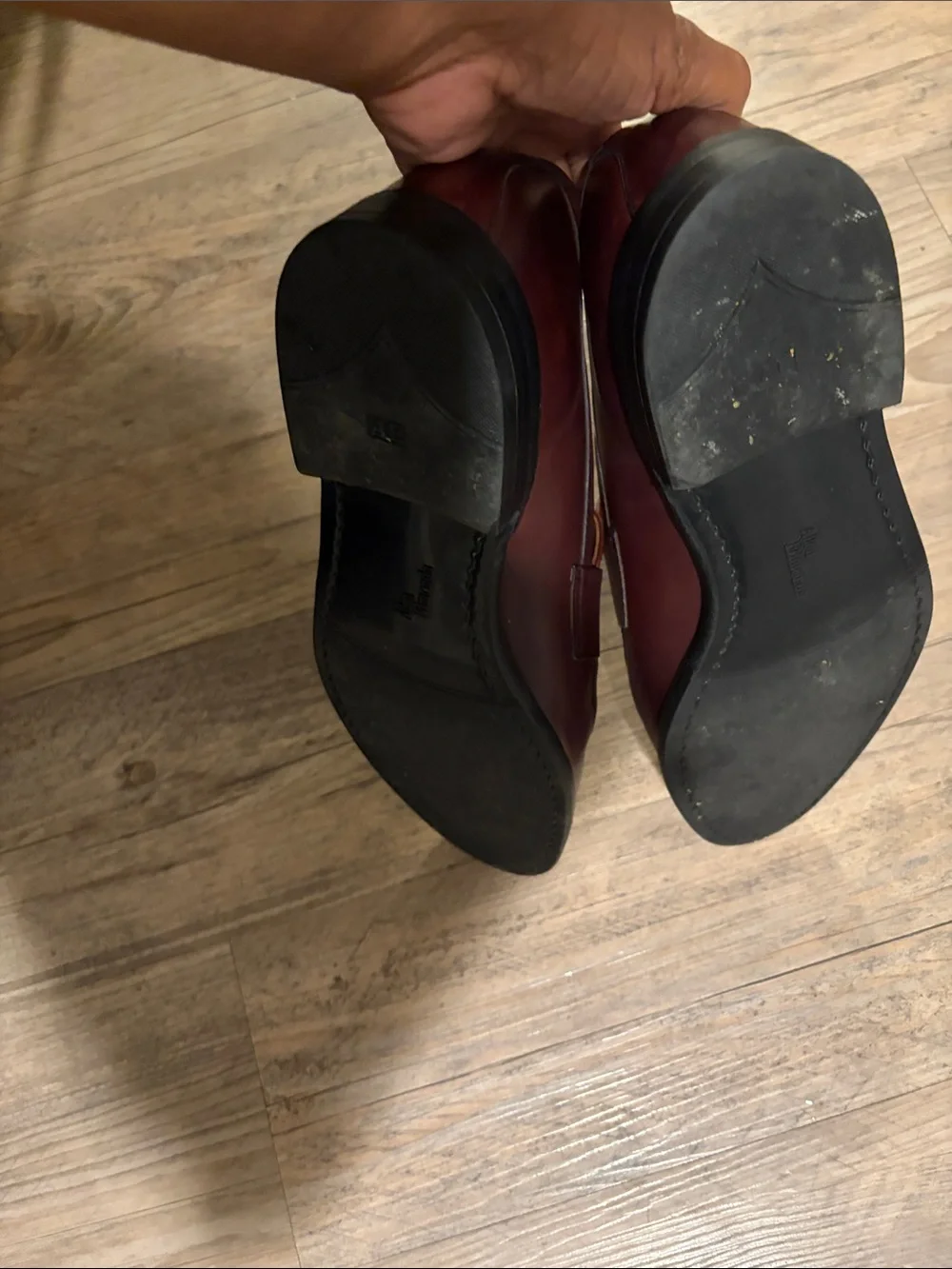 Allen Edmonds Men’s Oxblood Leather Penny Loafers